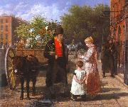 unknow artist The Flower Seller USA oil painting artist